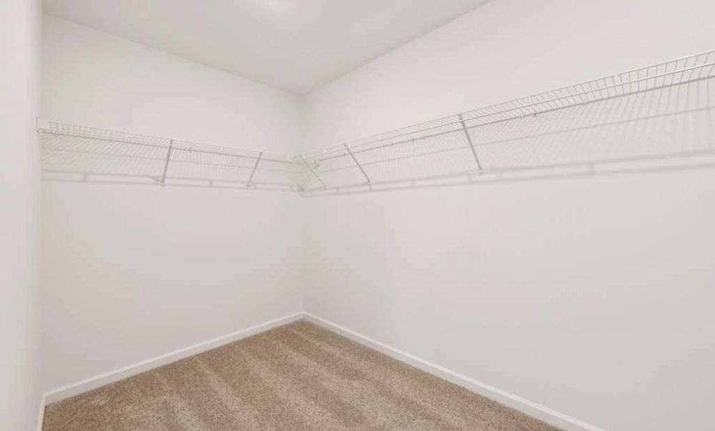 Representative Photo: Primary Bedroom Walk-In Closet