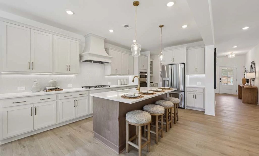 Representative Photo: Kitchen Featuring Serene Collection Finishes