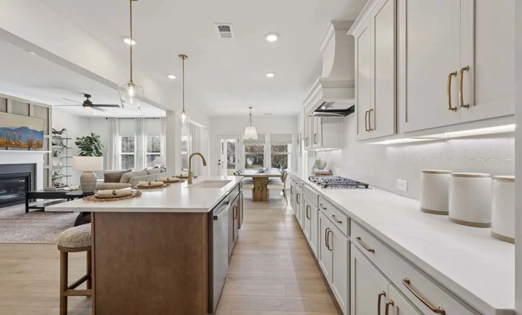 Representative Photo: Kitchen Featuring Serene Collection Finishes
