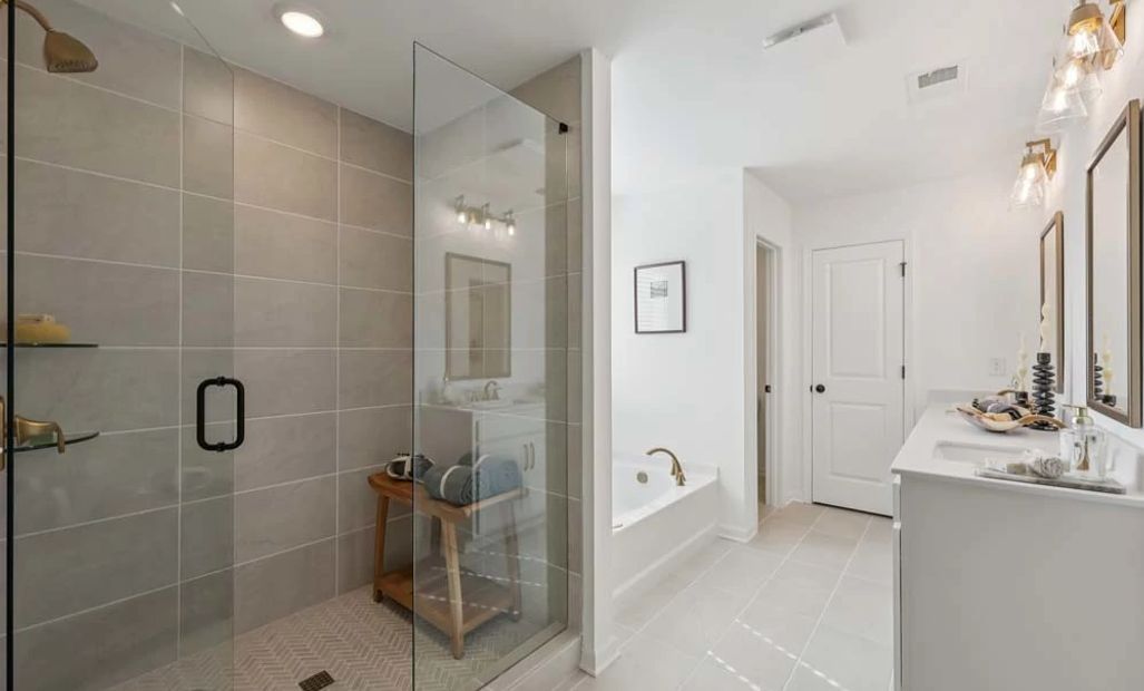 Representative Photo: Primary Bathroom Walk-In Shower