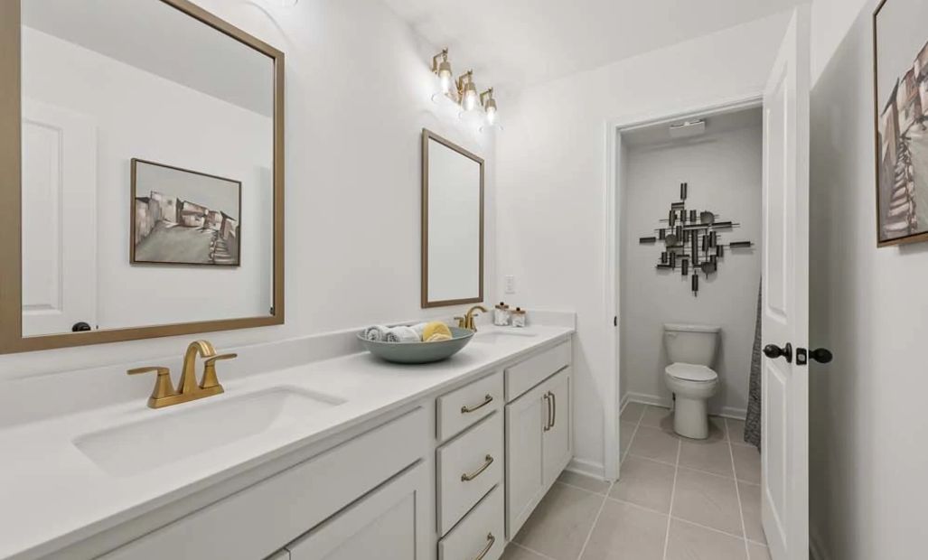 Representative Photo: Bathroom Two Featuring Serene Collection Finishes