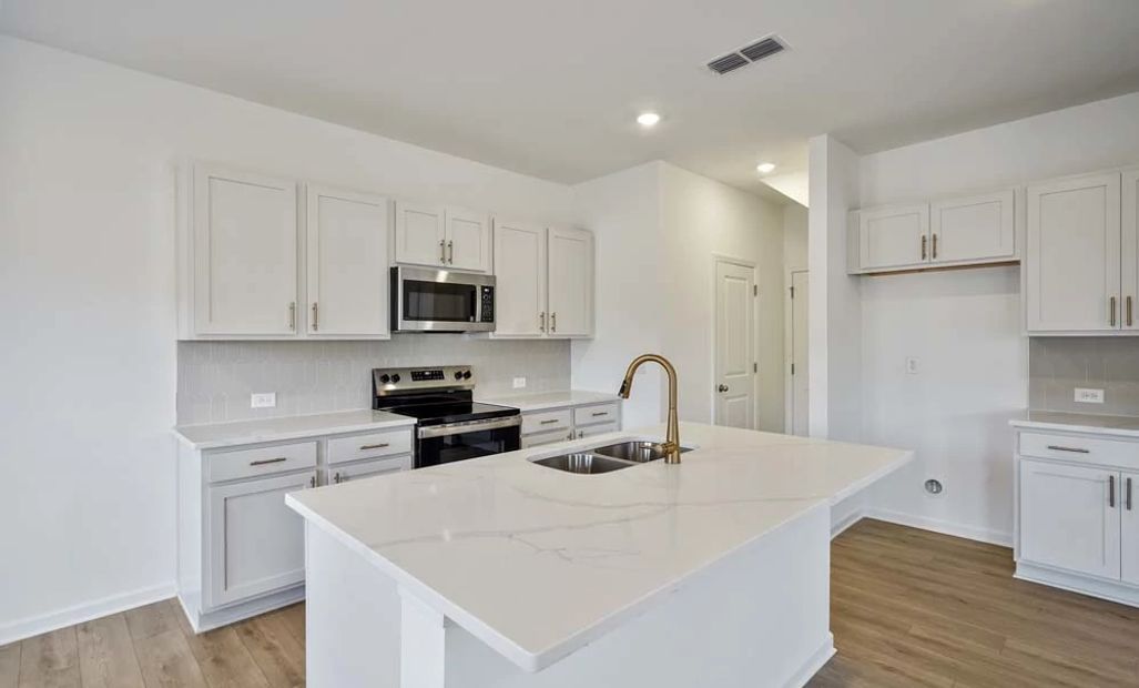 Sample Photo: Kitchen Featuring Serene Collection Finishes
