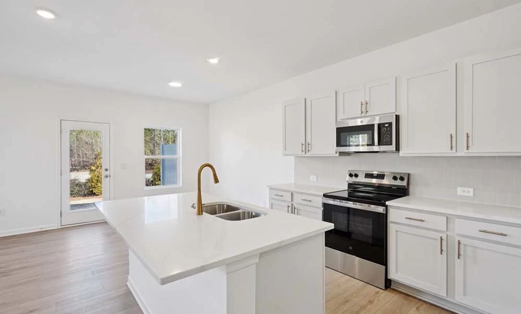 Sample Photo: Kitchen Featuring Serene Collection Finishes