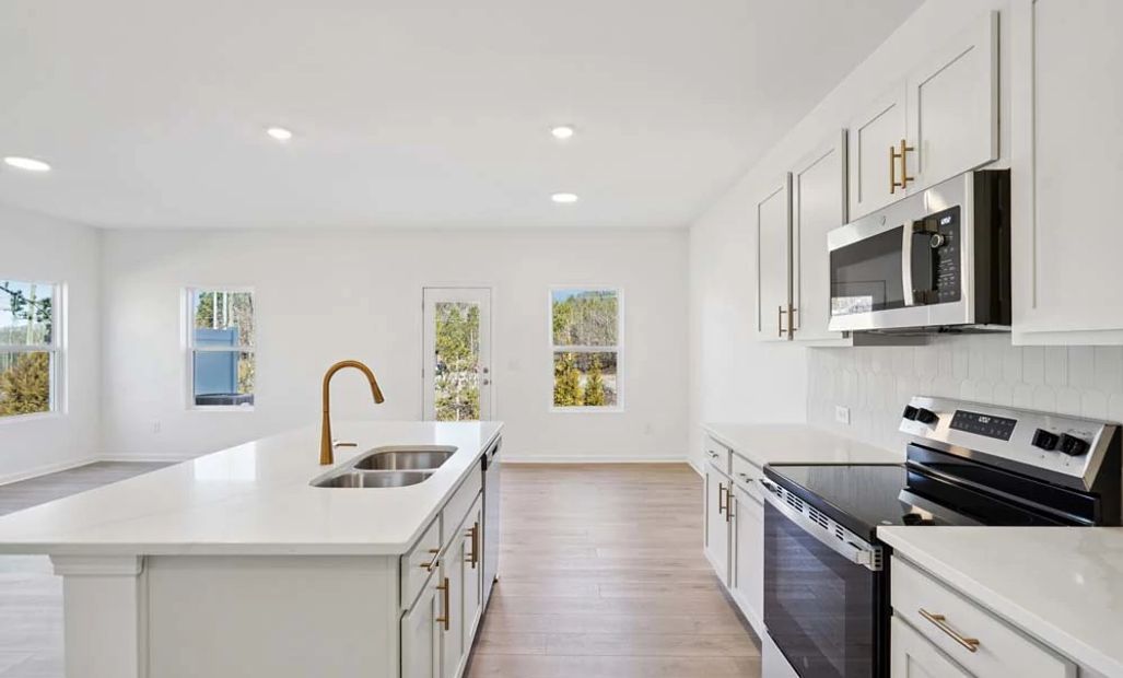 Sample Photo: Kitchen Featuring Serene Collection Finishes