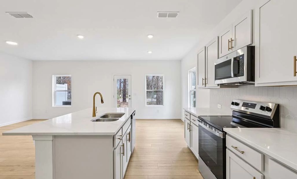 Sample Photo: Kitchen Featuring Serene Collection Finishes
