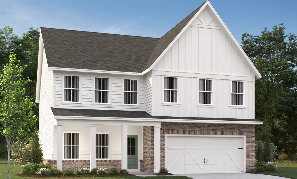 Rendering is for illustrative purposes. Actual exterior selections may vary by homesite.