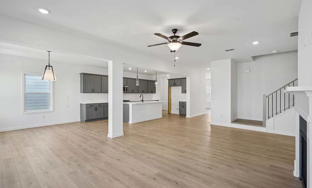Representative Photo: Family Room & Kitchen