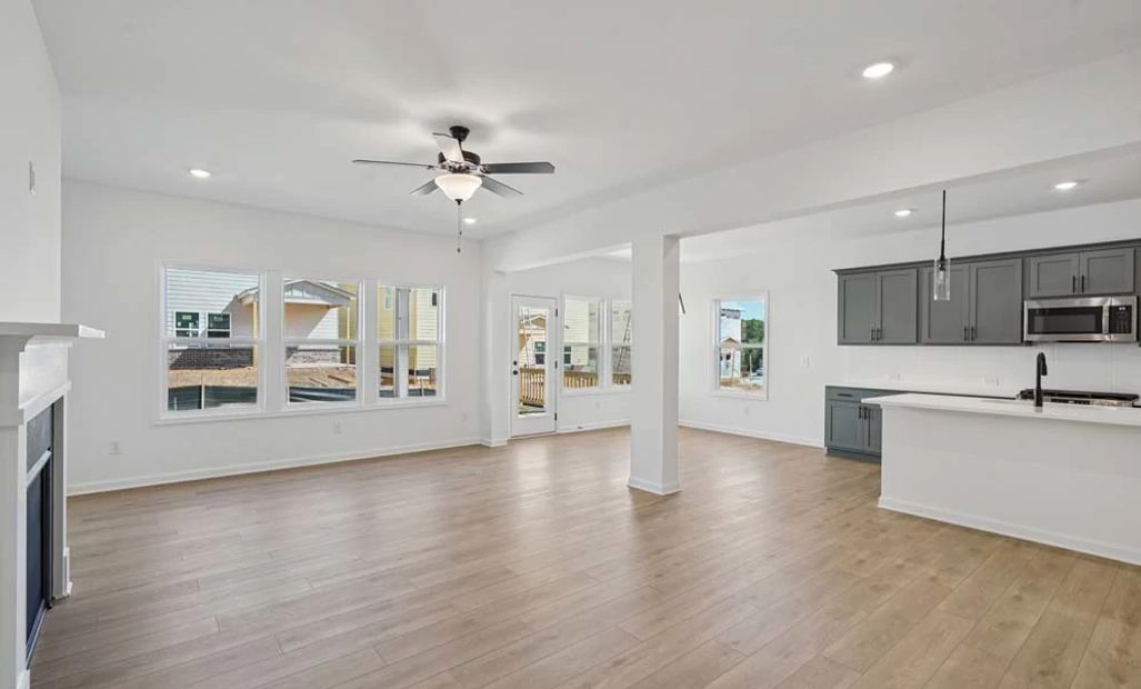 Representative Photo: Family Room & Kitchen