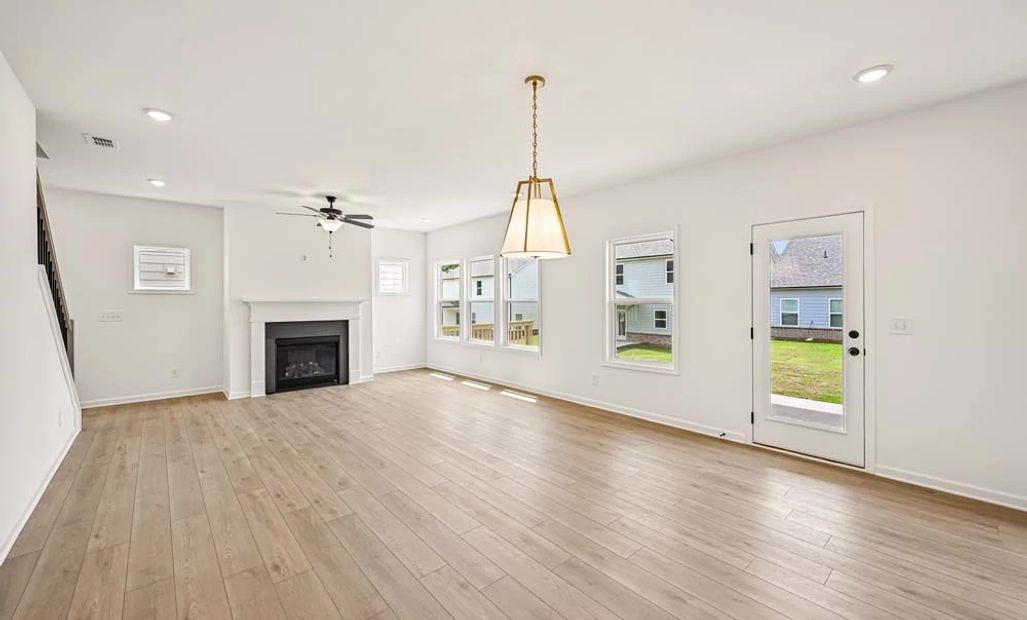 Sample Photo: Family Room & Dining Area