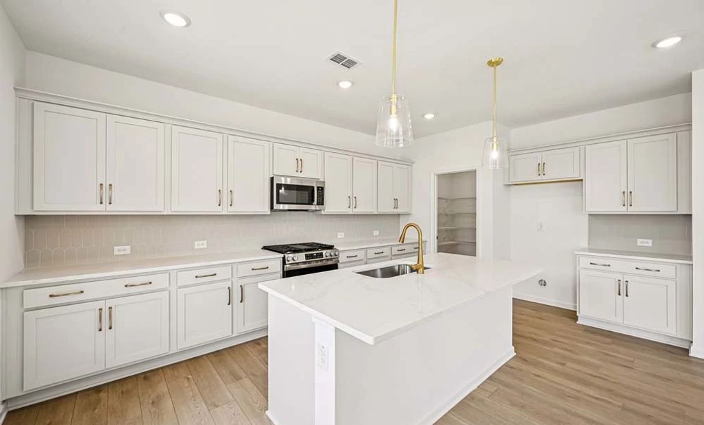 Sample Photo: Kitchen Featuring Serene Collection Finishes