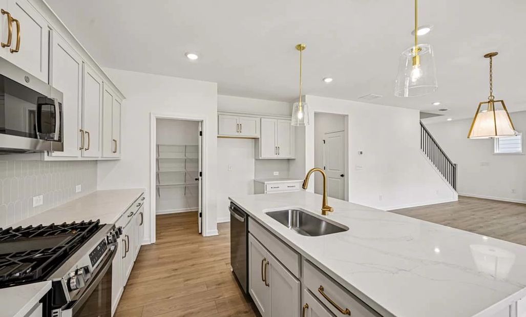 Sample Photo: Kitchen Featuring Serene Collection Finishes