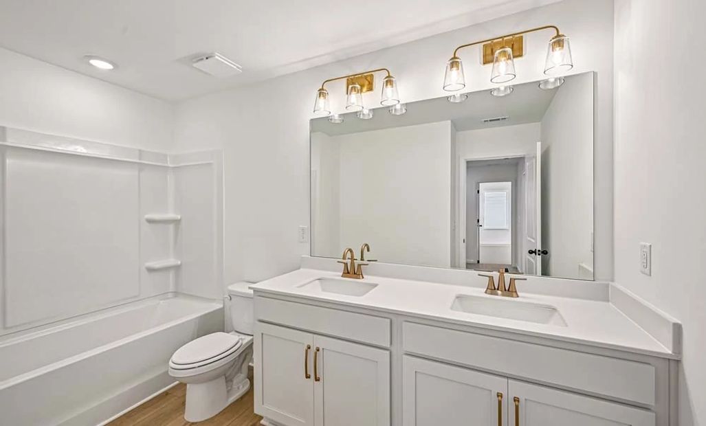 Sample Photo: Bathroom Two Featuring Serene Collection Finishes