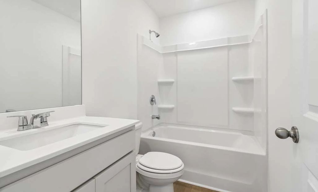 Bathroom Two featuring Serene Collection Finishes