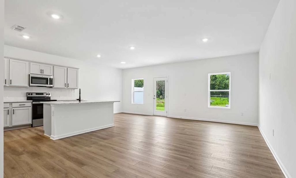 Family Room & Kitchen