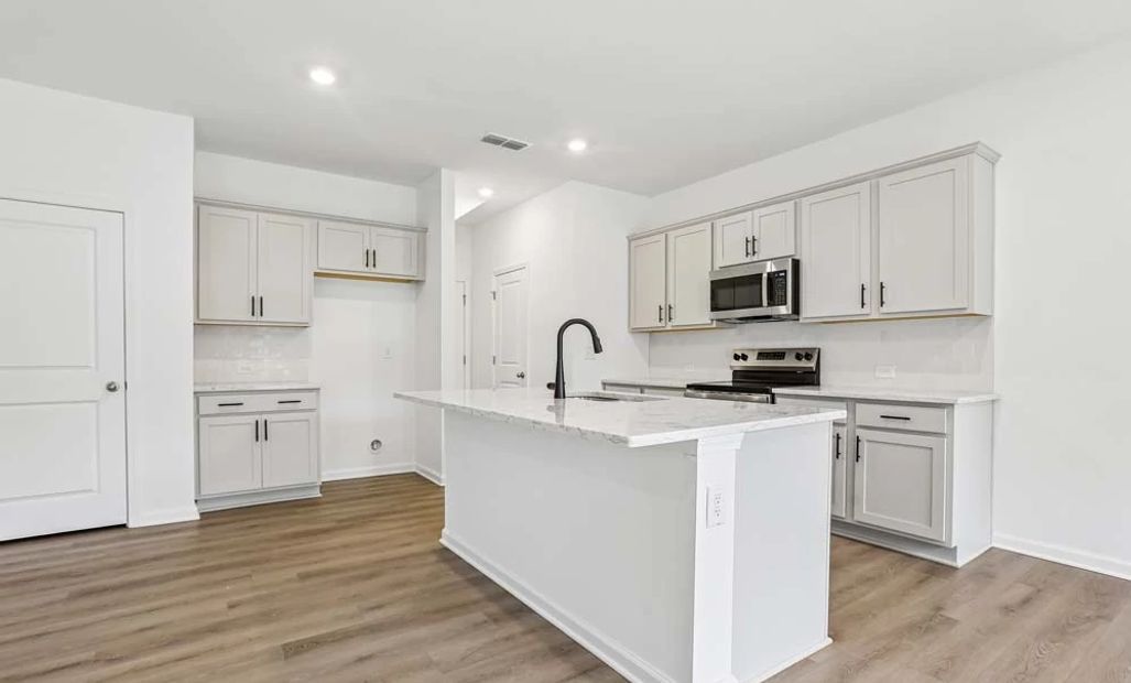 Kitchen Featuring Artisan Collection Finishes