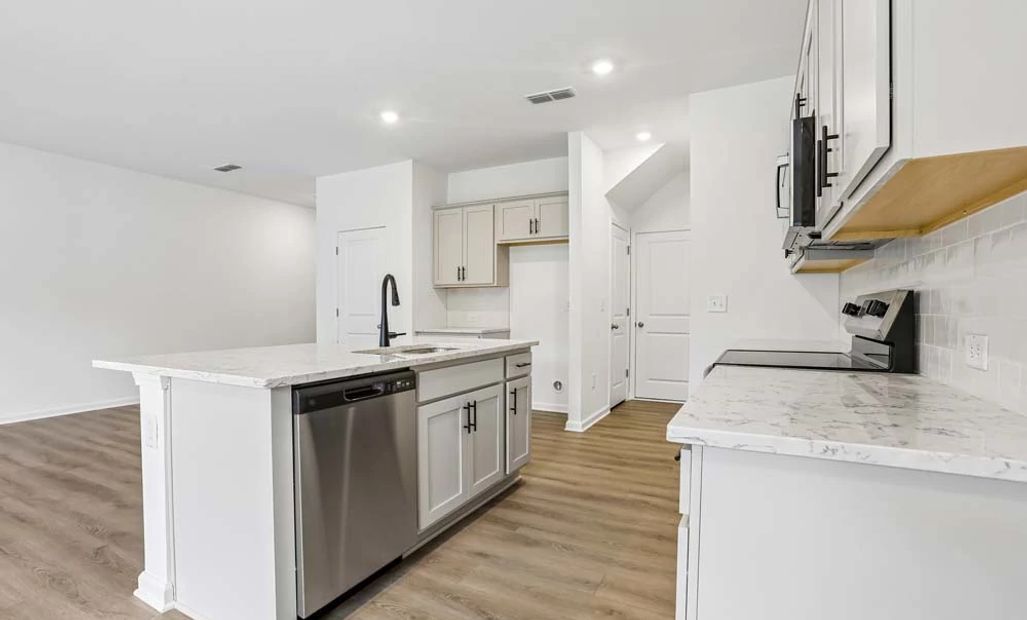 Kitchen Featuring Artisan Collection Finishes