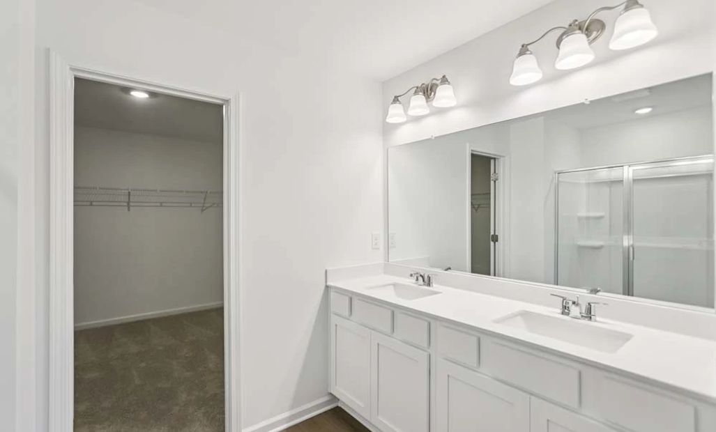Representative Photo: Primary Bathroom Featuring Timeless Collection Finishes