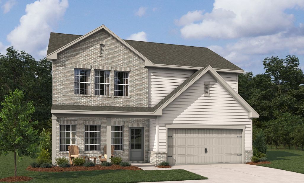 Rendering is for illustrative purposes. Actual exterior selections may vary by homesite.
