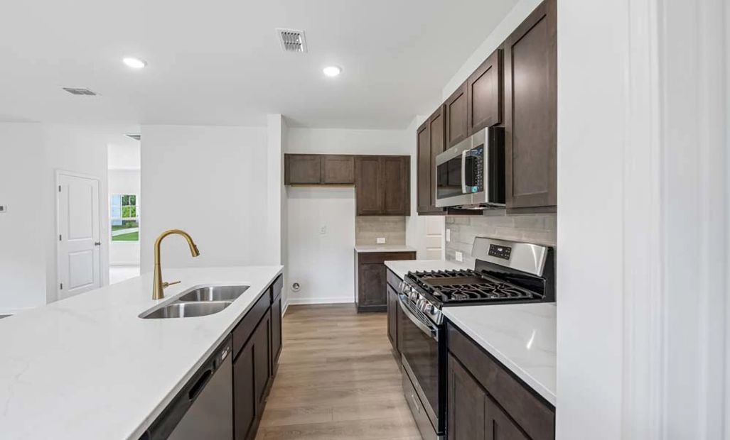 Representative Photo: Kitchen Featuring Oxford Collection Finishes