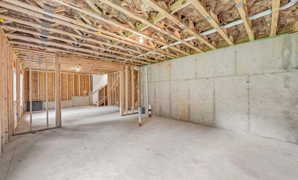 Representative Photo: Unfinished Basement