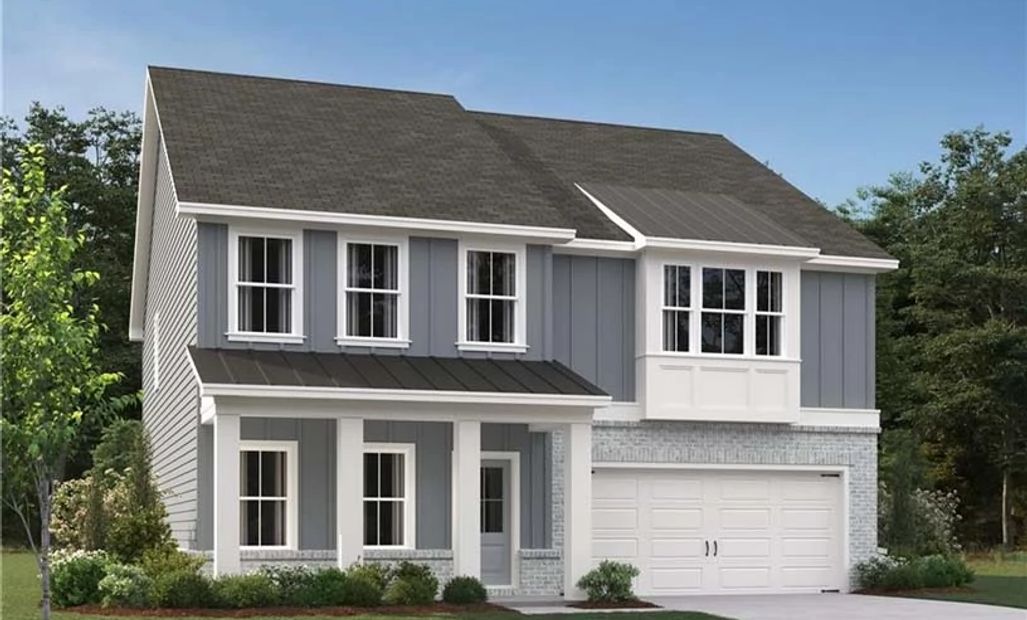 Rendering is for illustrative purposes. Actual exterior selections may vary by homesite.