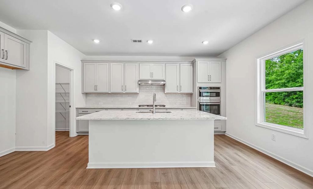 Representative Photo: Kitchen featuring Milan Collection Finishes