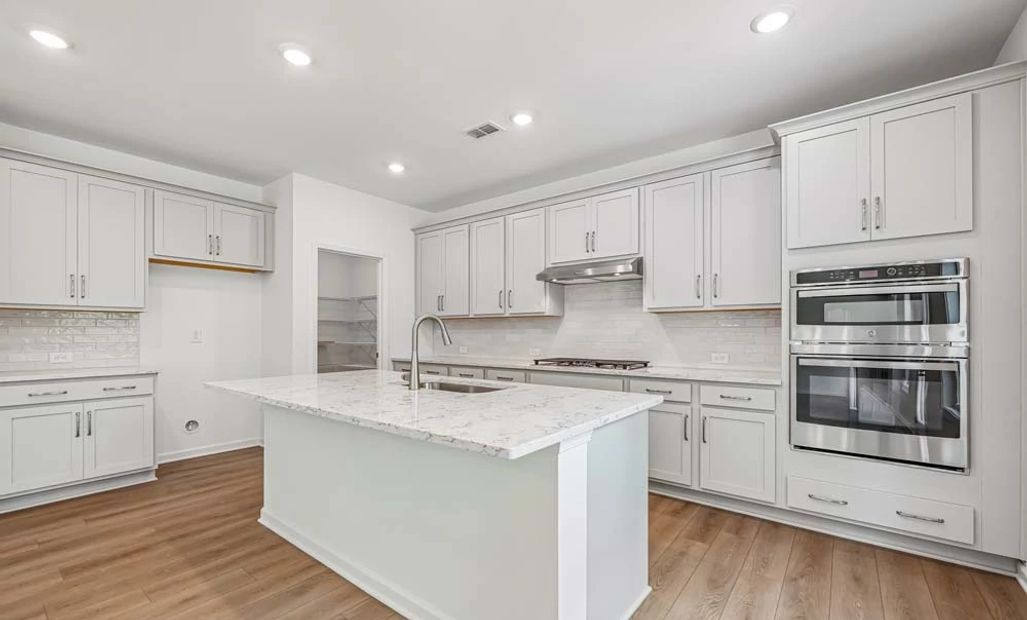 Representative Photo: Kitchen featuring Milan Collection Finishes