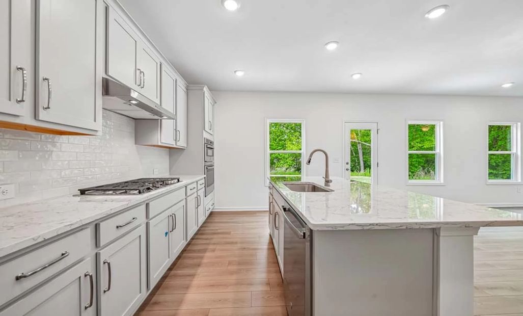 Representative Photo: Kitchen featuring Milan Collection Finishes