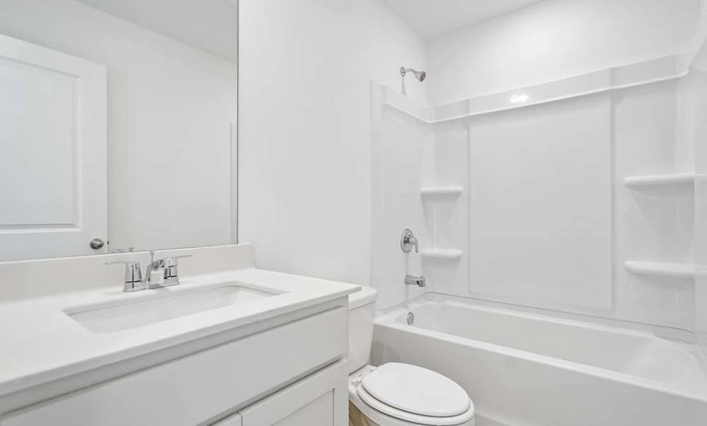 Bathroom Two featuring Serene Collection Finishes