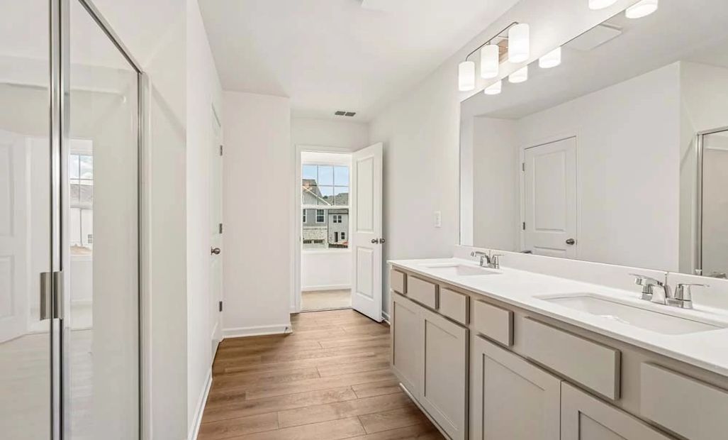 Primary bathroom featuring Artisan Collection Finishes