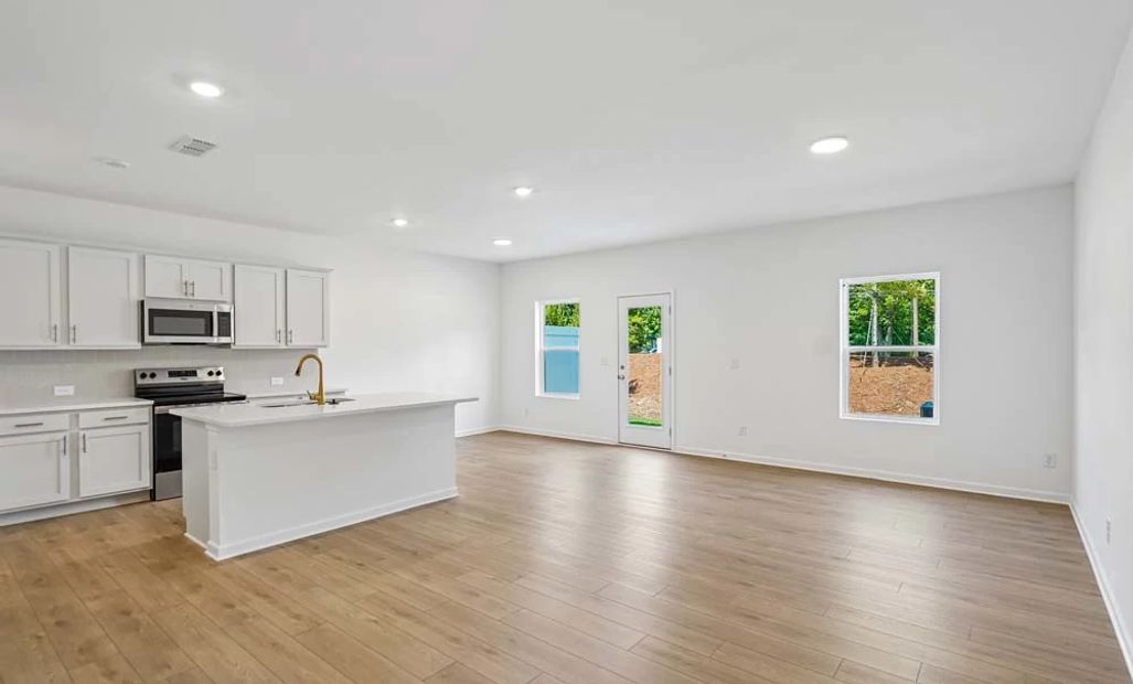 Representative Photo: Family Room & Kitchen