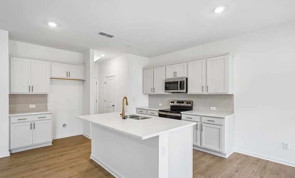 Representative Photo: Kitchen featuring Serene Collection Finishes