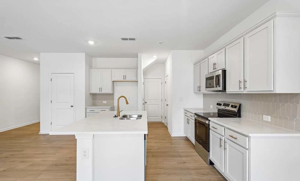 Representative Photo: Kitchen featuring Serene Collection Finishes
