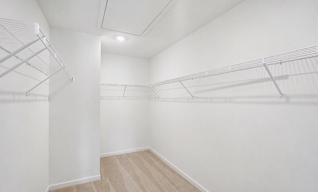 Representative Photo: Primary Bedroom Walk-In Closet
