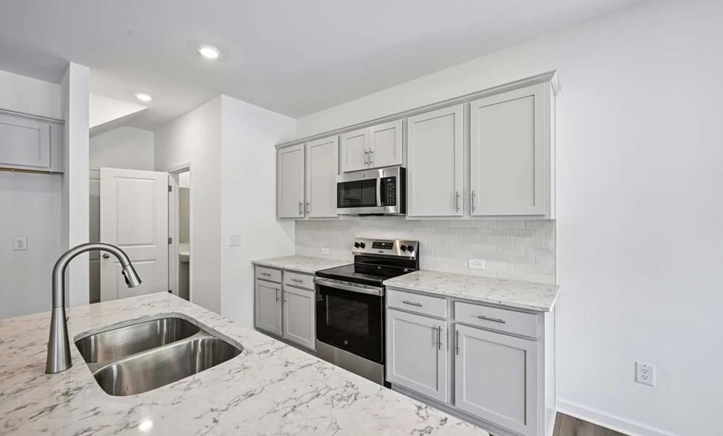 Kitchen featuring Milan Collection Finishes