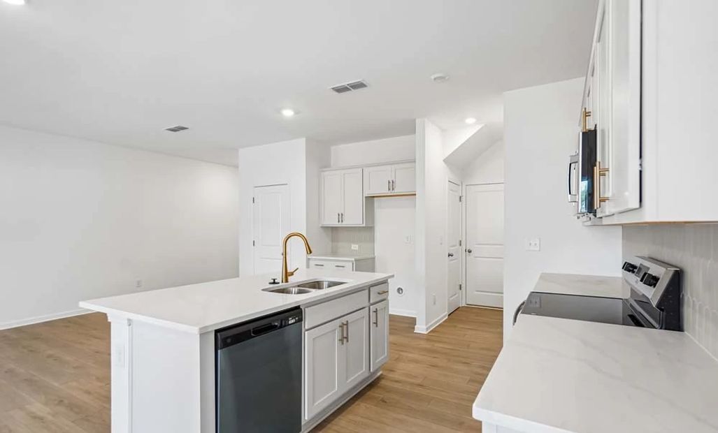Representative Photo: Kitchen featuring Serene Collection Finishes
