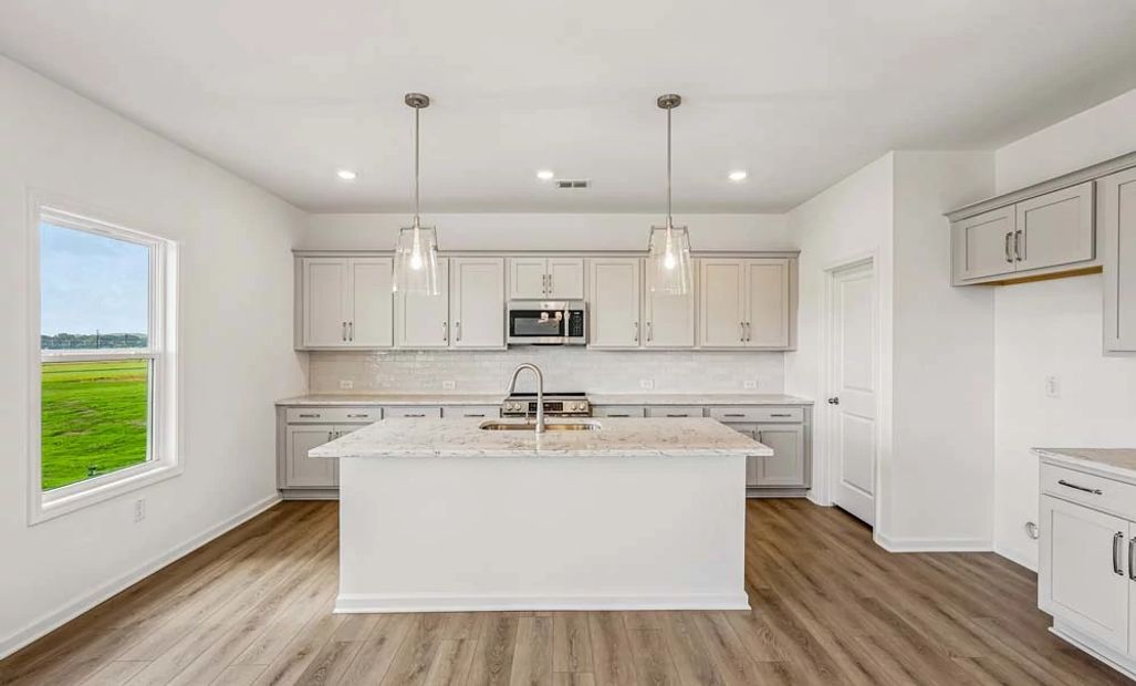 Kitchen featuring Milan Collection Finishes