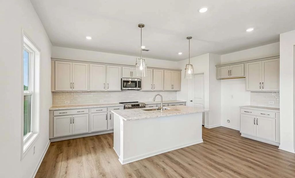 Kitchen featuring Milan Collection Finishes