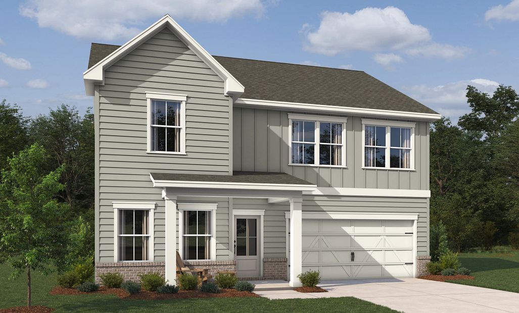 Rendering is for illustrative purposes. Actual exterior selections may vary by homesite.