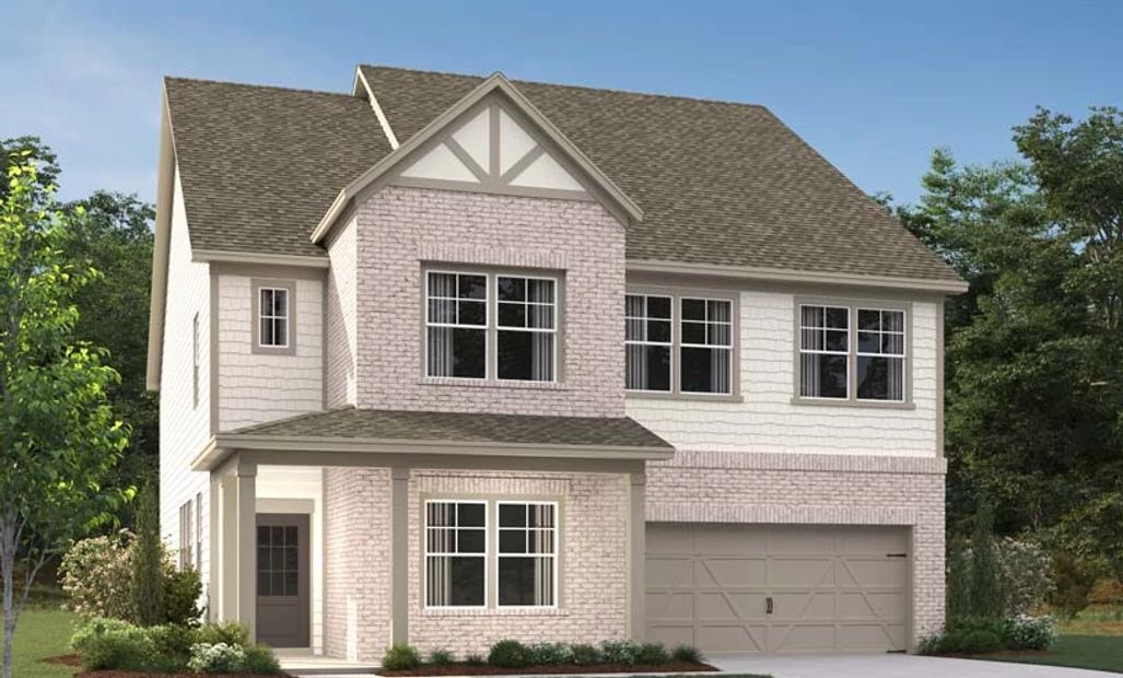 Rendering is for illustrative purposes. Actual exterior selections may vary by homesite.