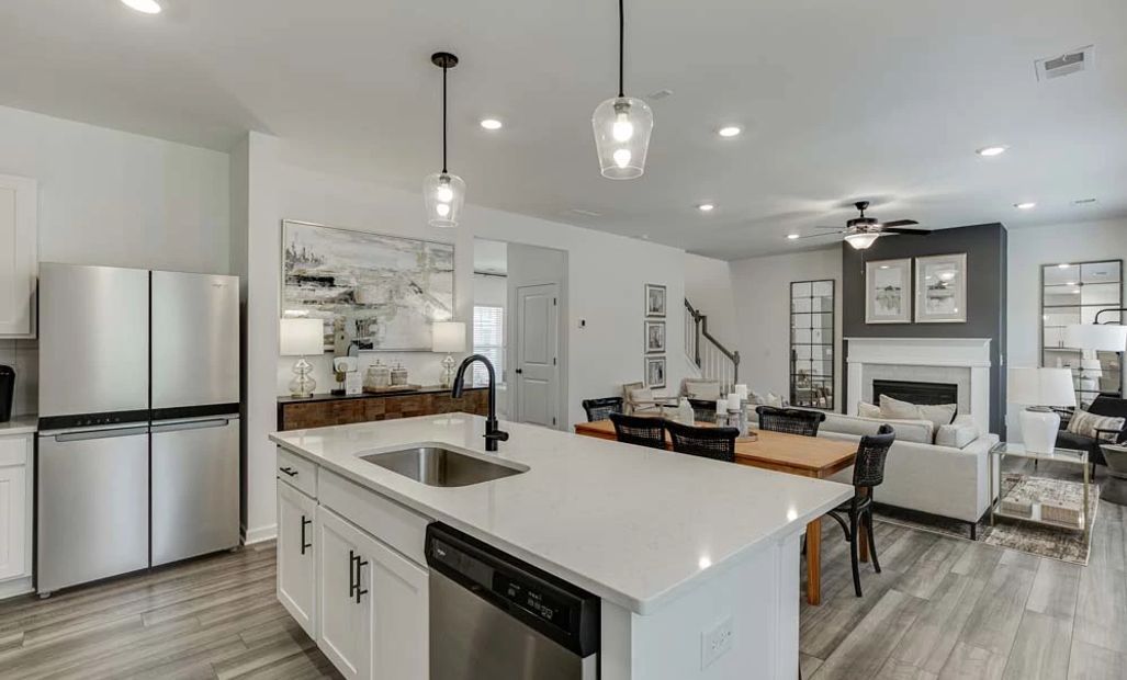 Representative Photo: Kitchen & Family Room