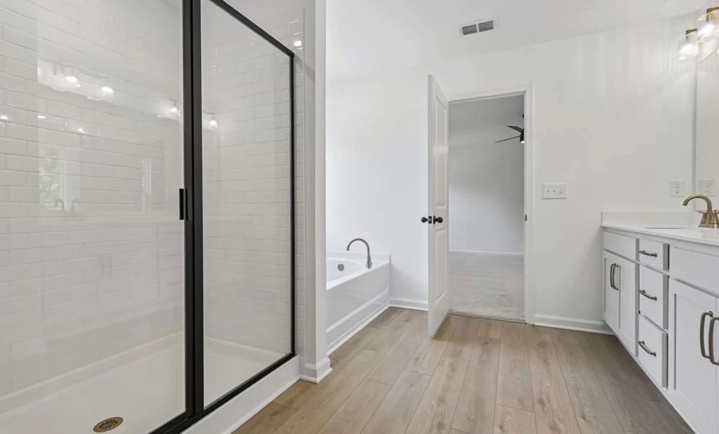 Primary Bathroom featuring Serene Collection Finishes