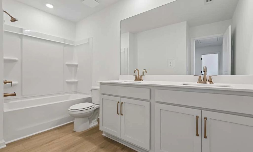 Bathroom Two featuring Serene Collection Finishes