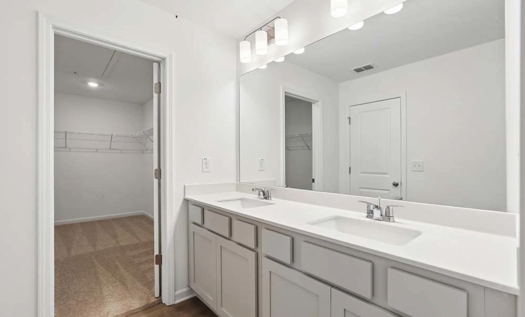 Primary Bathroom featuring Milan Collection Finishes