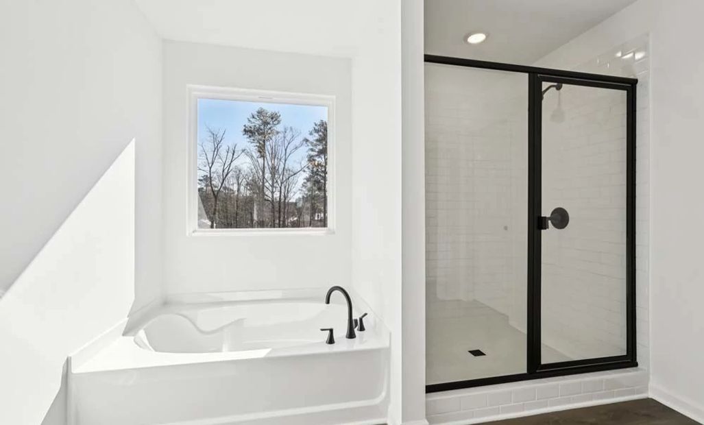 Primary Bathroom Walk-In Shower & Soaking Tub