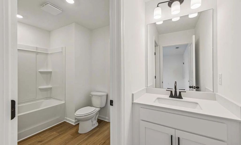 Bathroom Two featuring Harmony Collection Finishes