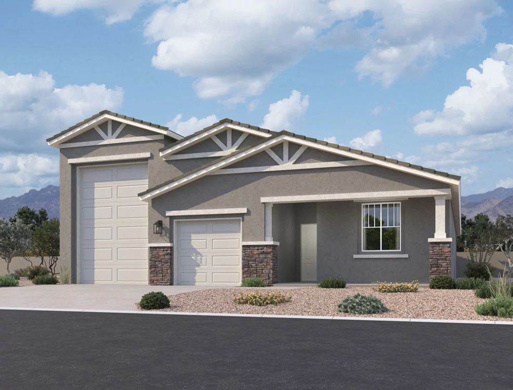 Amarillo Creek - Opal RV Garage Elevation Image 1