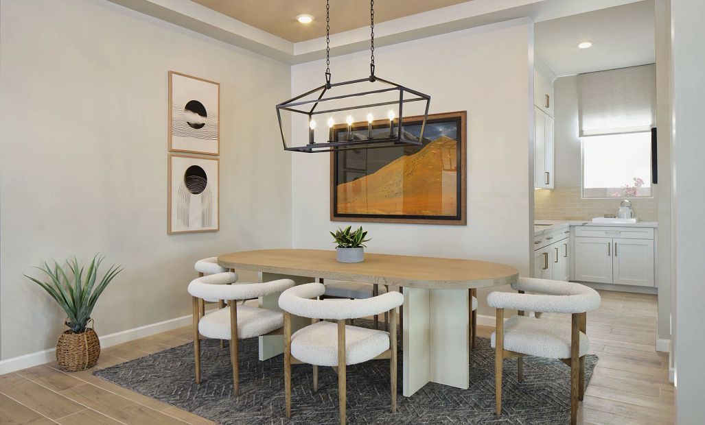 Dining Area with Butler's Pantry
