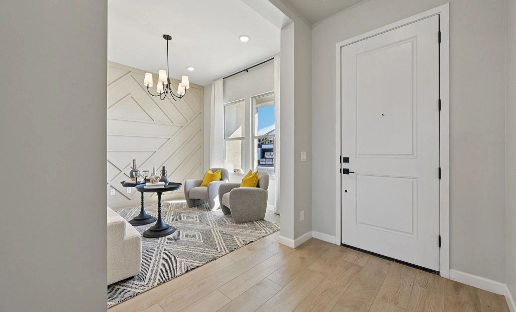 Parlor and front door
