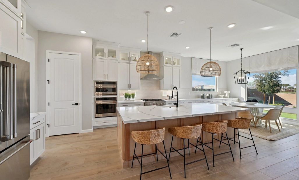 Kitchen with dining nook